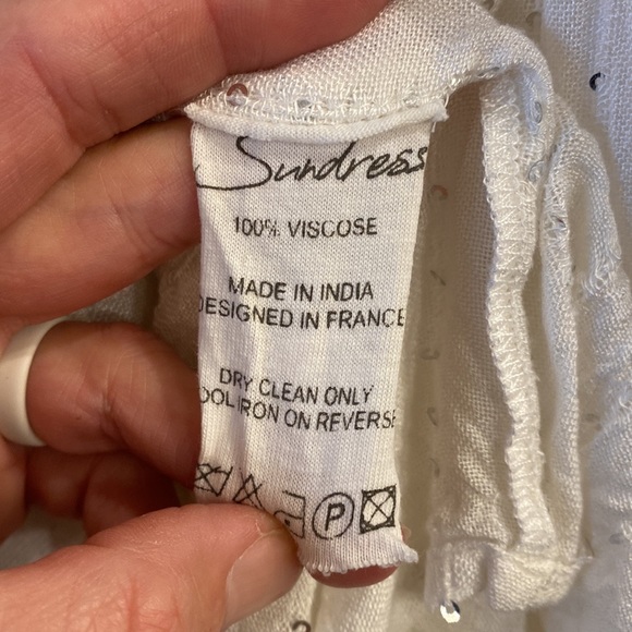 Sundress Lucia Maxi Dress in Precieuse White - Picture 9 of 10